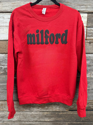Milford Puff Letter Sweatshirt