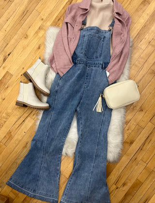 FINAL SALE Amber Flare Overalls