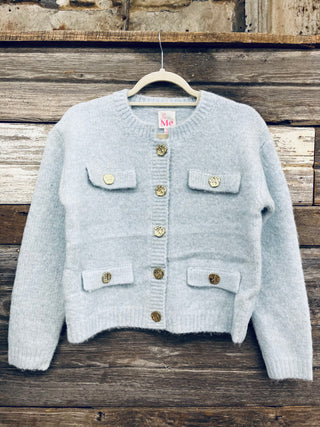 Coco Gold Button Cardigan
