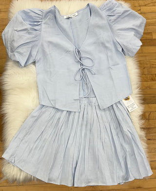 Bailey Blue Skirt Set