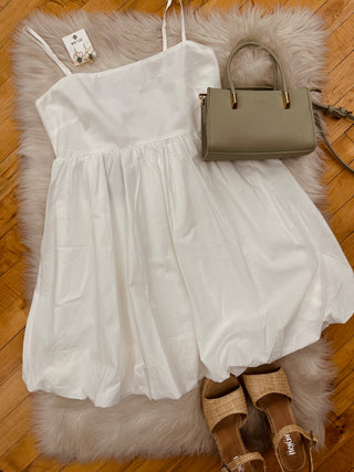 Audrina Baby Doll Bubble Mini Dress