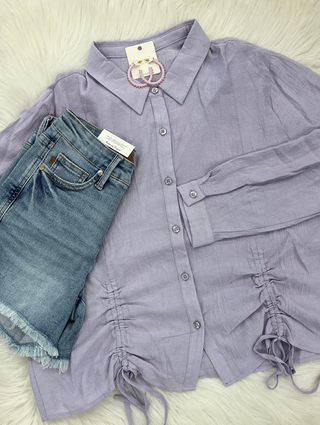Alexa Button Down Top
