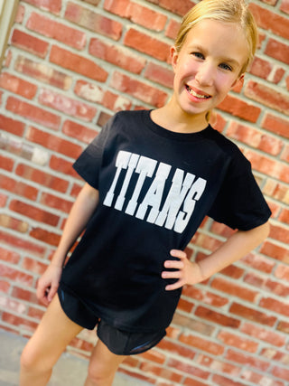 Titans Puff Font Tshirt