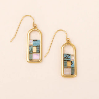 Scout Good Karma Miyuki Frame Earring