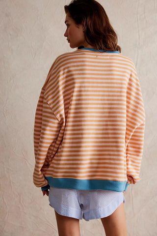 Free People Classic Striped Crew