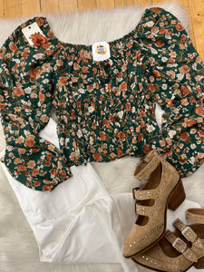 Stevie Floral Puff Sleeve Top
