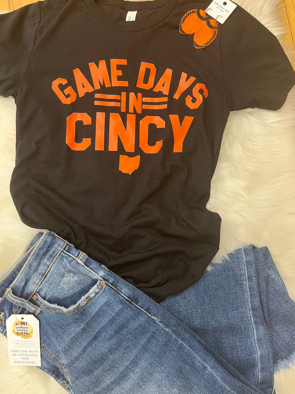 Game Days in Cincy T-Shirt