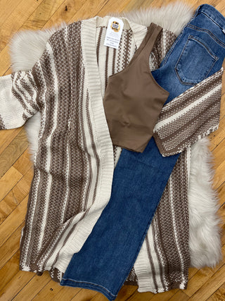 Clara Stripe Cardigan