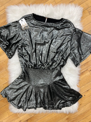 Free People Manuka Sequin Mini Dress