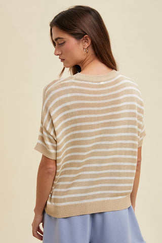 Lori Striped Lightweight Top