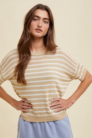 Lori Striped Lightweight Top