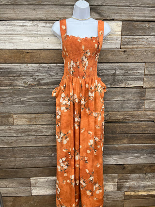 Abby Floral Printed Jumpsuit