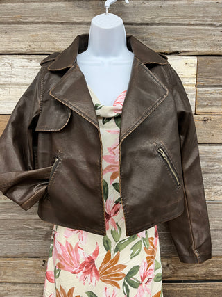 Alex Distressed Moto Jacket
