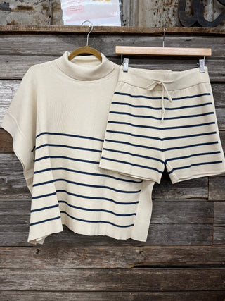Willow Stripe Sweater & Shorts Separates