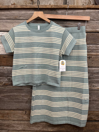 Camila Striped Knit Separates