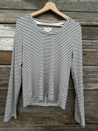 Lauren Striped Ribbed Top