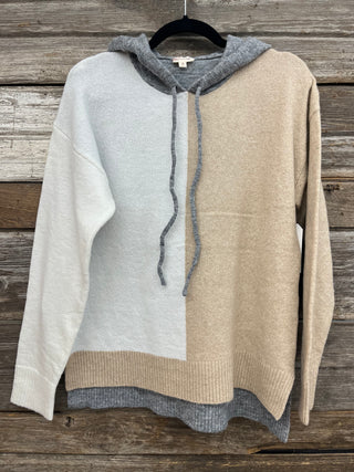 Sydney Color Block Sweater Hoodie