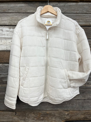 Indiana Lightweight Quilted Creme Jacket