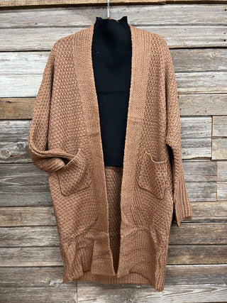Chelsi Chunky Knit Long Cardigan