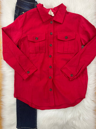 Kenzie Corduroy Button Up