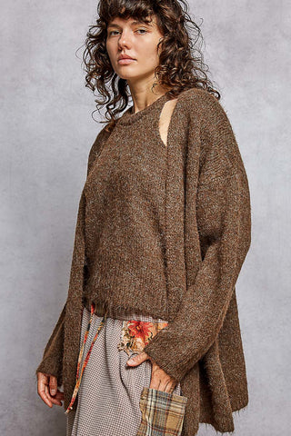 Avery Two Piece Cardi Set - One Size