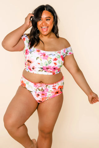 Watermelon Floral Swim Separates