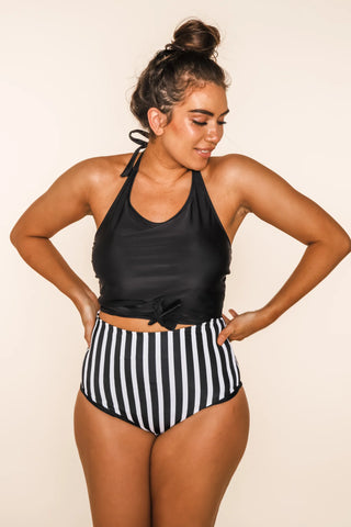 Rachel Black & White Swim Separates