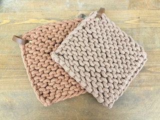 Crochet Pot Holder with Loop