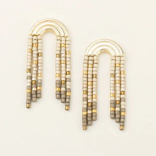 Scout Chromacolor Miyuki Rainbow Fringe Earring