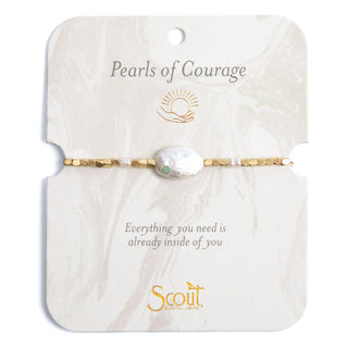 Scout Pearl Affirmation Bracelet