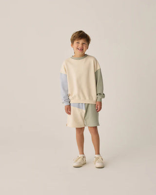 Rylee+Cru Boxing Short - Sage Color Block