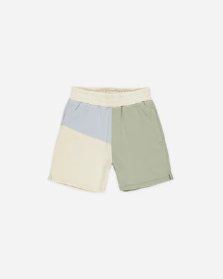 Rylee+Cru Boxing Short - Sage Color Block