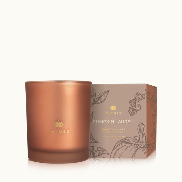 THYMES - Pumpkin Laurel Aromatic Candle 6.5oz