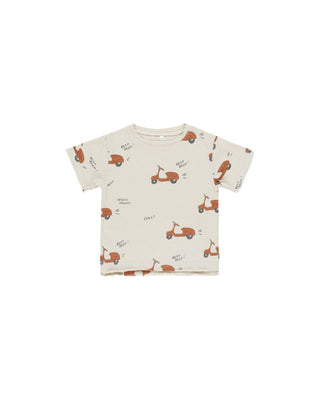 Rylee+Cru Raw Edge Tee - Moped