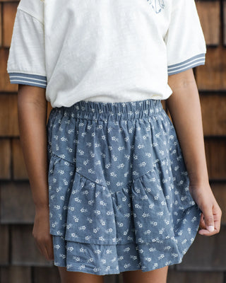 Rylee+Cru Tiered Mini Skirt