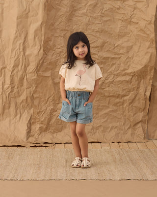 Rylee+Cru Cropped Cinch Tee