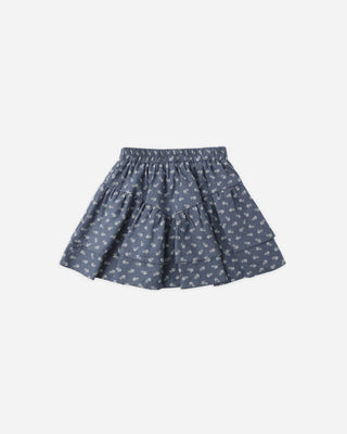 Rylee+Cru Tiered Mini Skirt