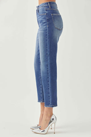 Risen High Rise Curved Balloon Jeans