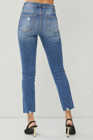 Risen High Rise Relaxed Skinny Jeans