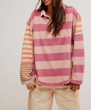 Free People Aster Stripe Tee