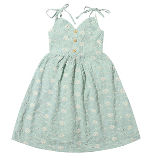 Penny Dress - Blue Dandelion Eyelet