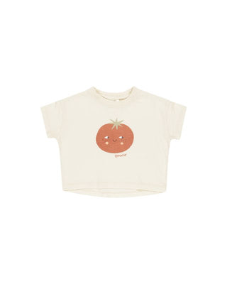 Rylee+Cru Boxy Tee - Tomato