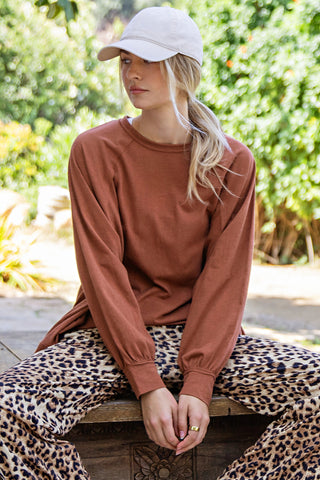 Skylar Oversized Long Sleeve Tee