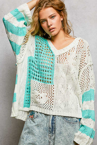 Sami Color Block Sweater