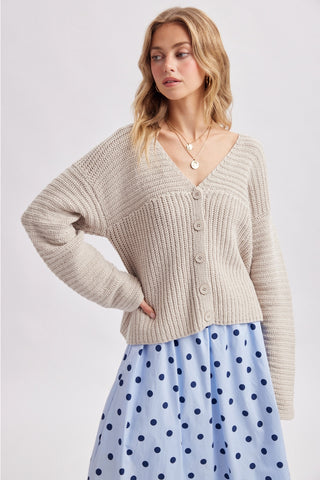 Irene Button Front Cardigan
