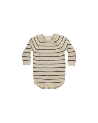 Riggens Romper - Indigo Stripe