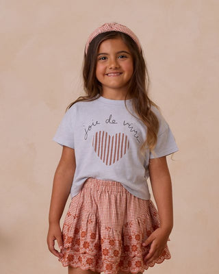 Rylee+Cru Tiered Mini Skirt - Poppy Gingham