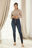 Kancan Birdie High Rise Super Skinny Jeans - Curvy