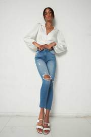 Kancan Serena High Rise Ankle Skinny Jeans