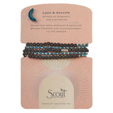 Scout Stone Duo Wrap Bracelet/Necklace & Pin